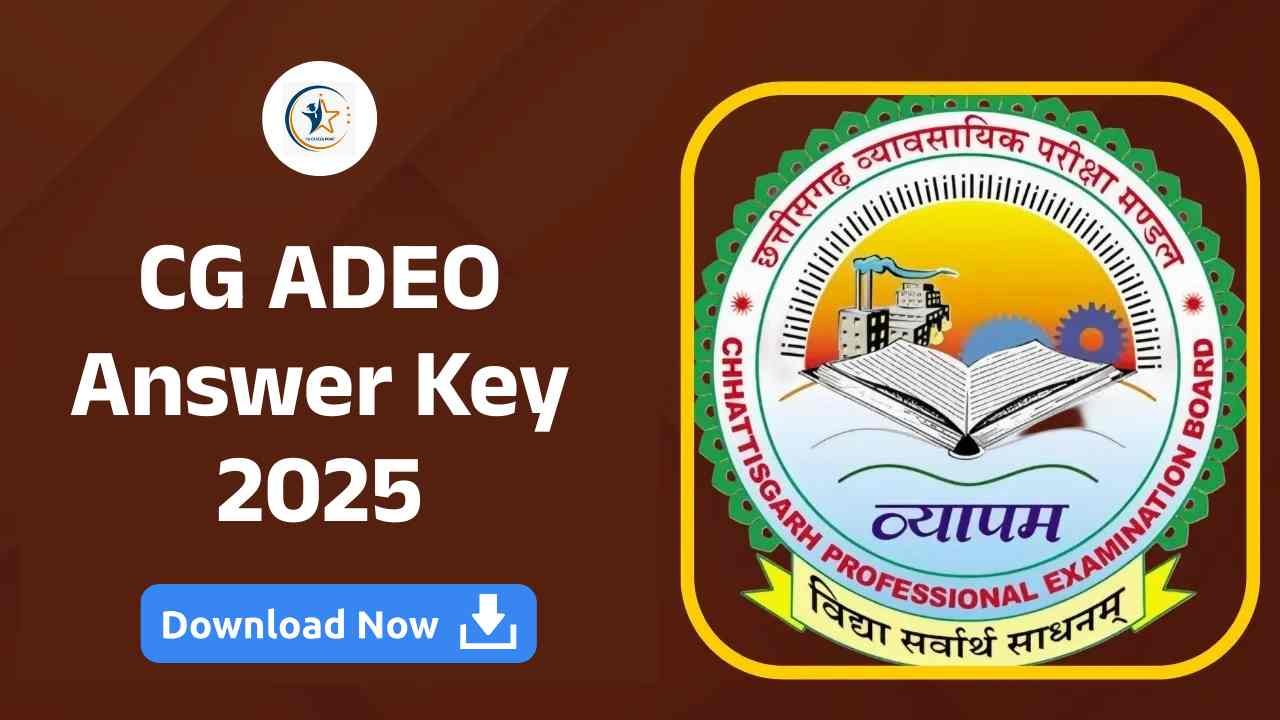 CG Vyapam ADEO Answer Key 2025